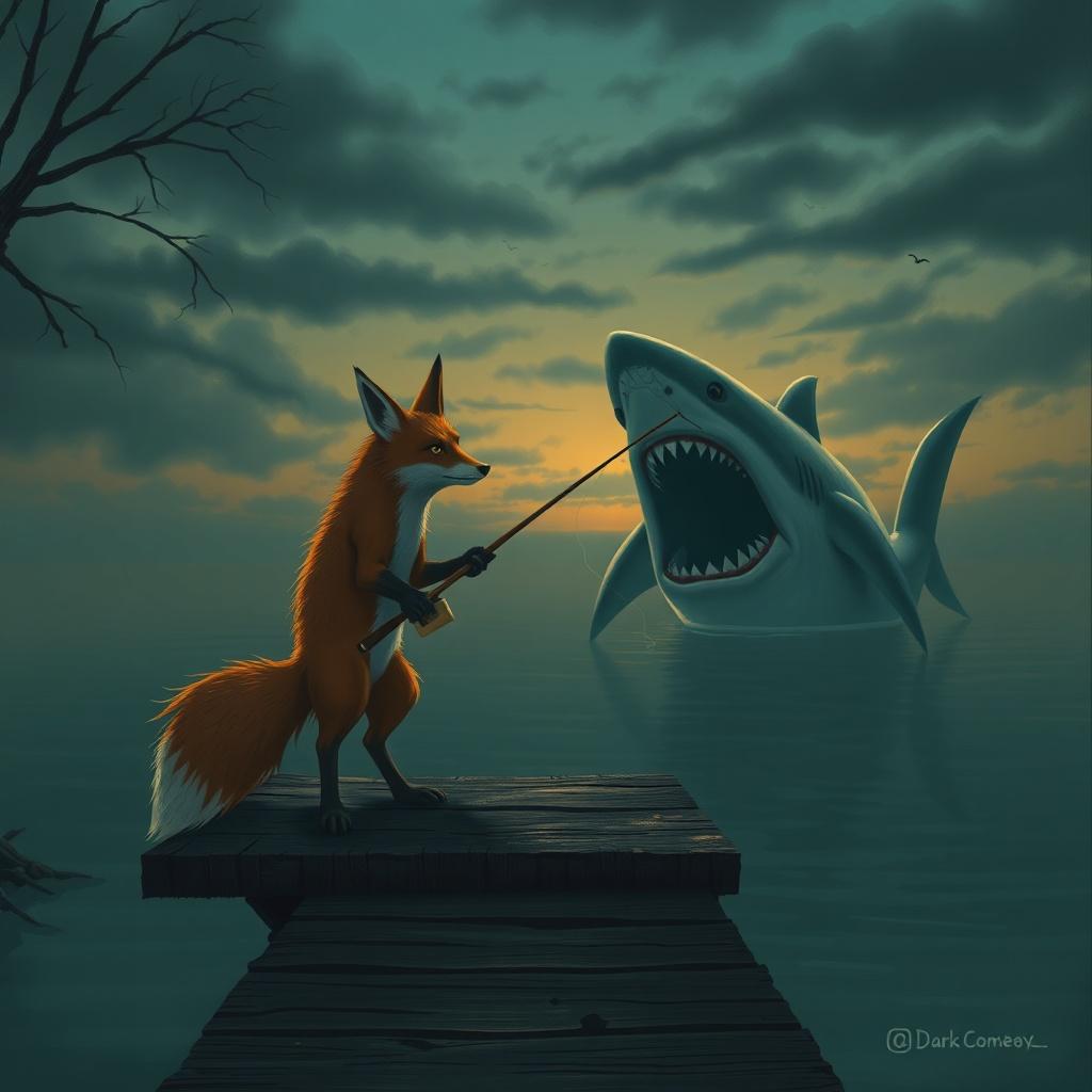Fox on the Dock