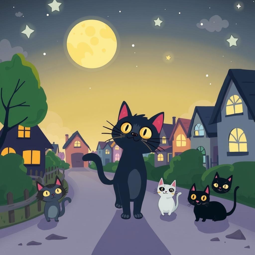 Luna's Nighttime Adventure