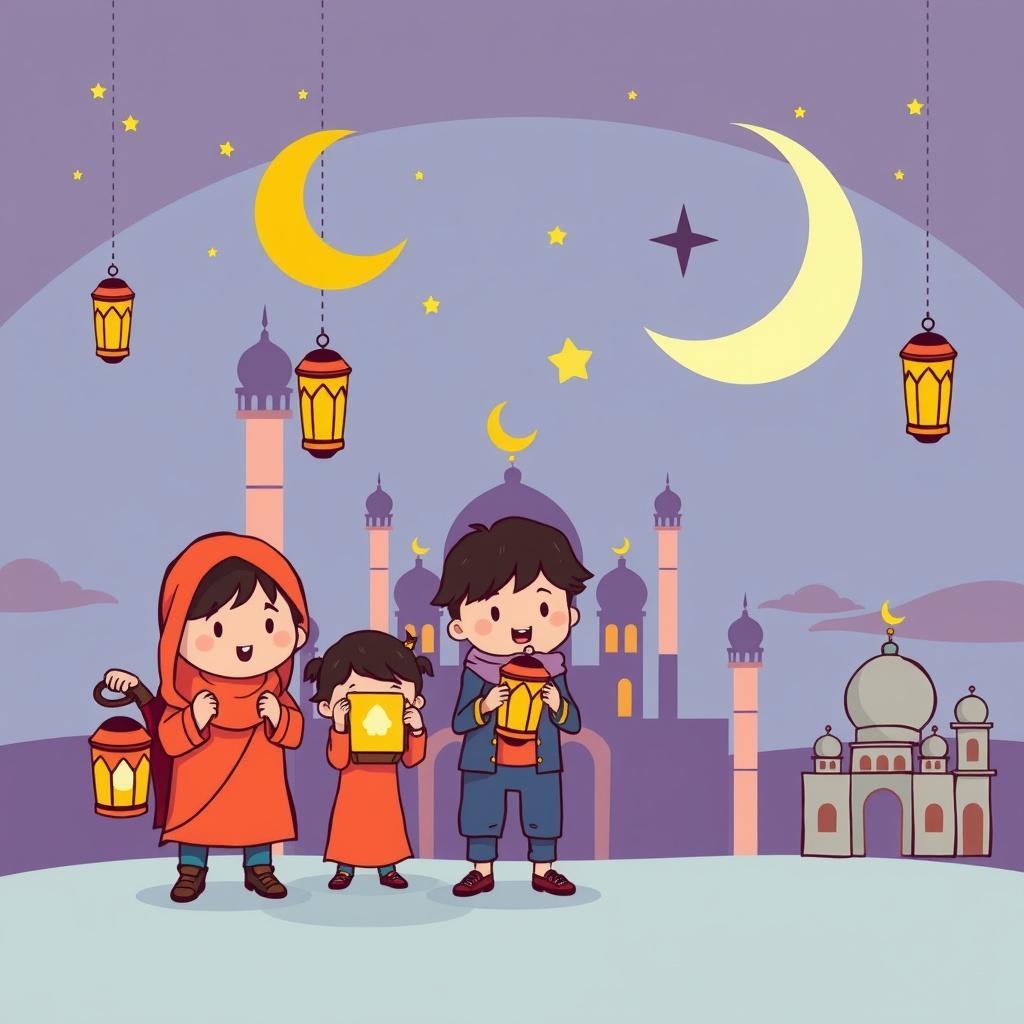 Ramadan Adventures: A Coloring Book Journey
