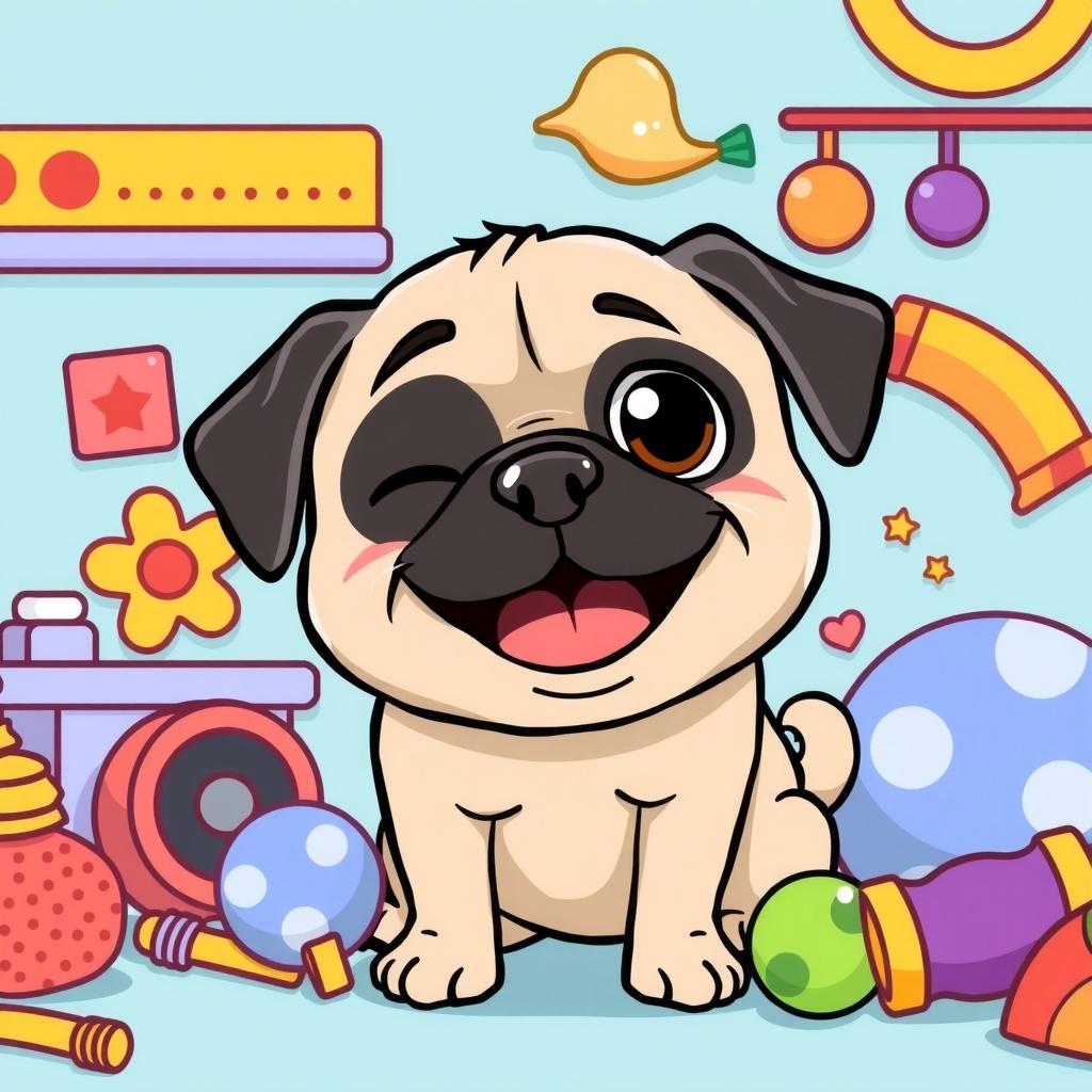 Mia The Pug With One Eye cover image