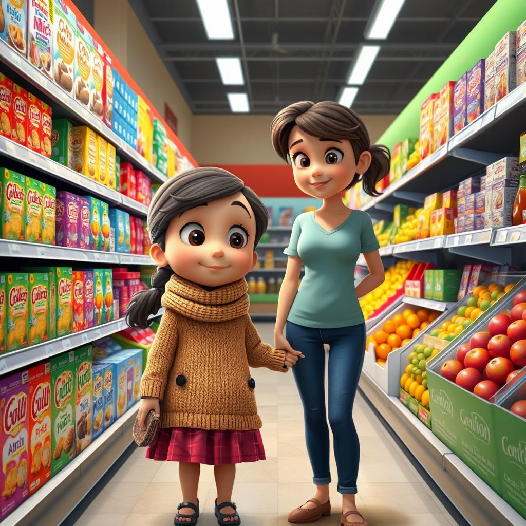 Little Nia's Grocery Store Adventures