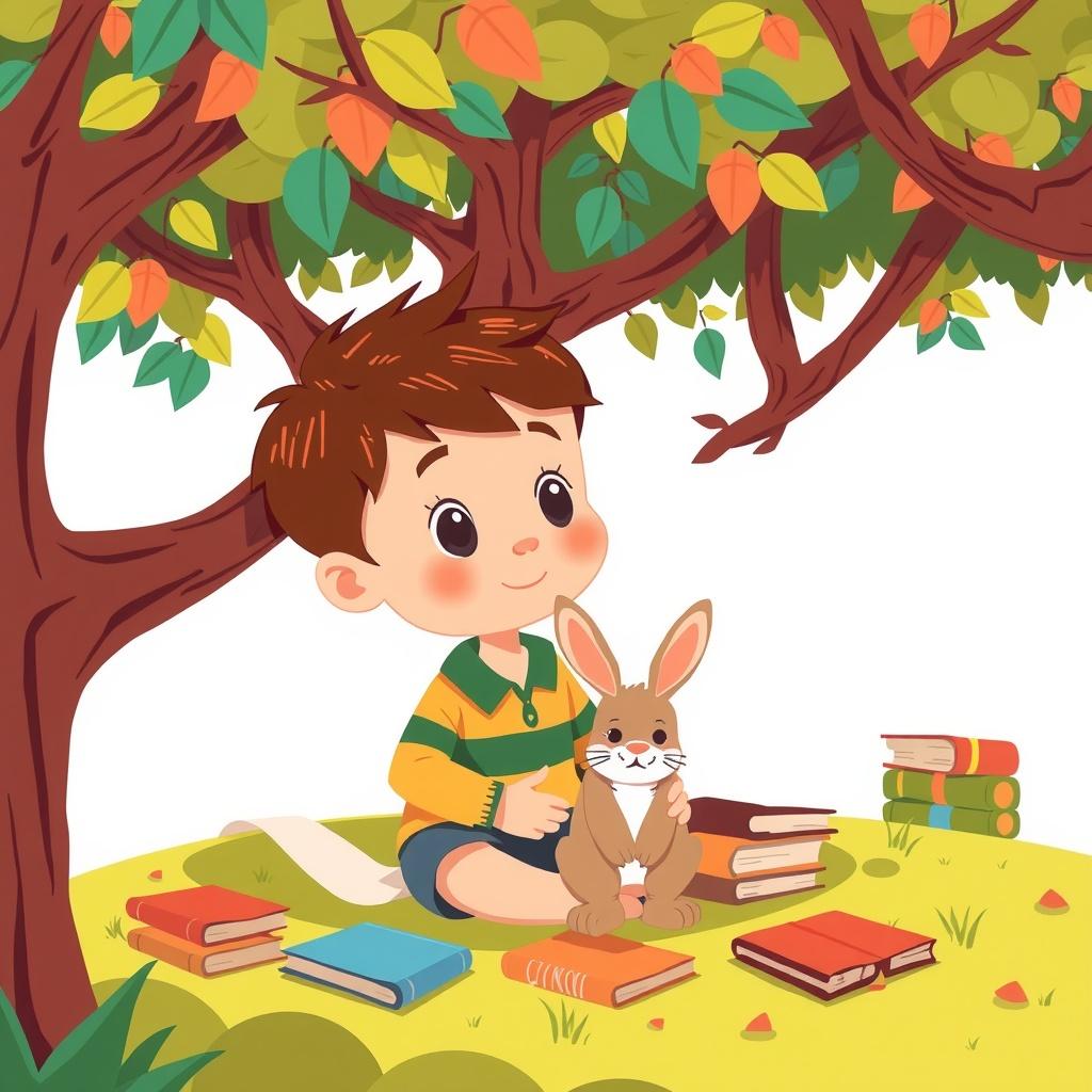 The Boy and His Rabbit