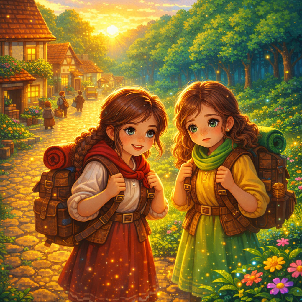 The Two Friends and the Magical Forest