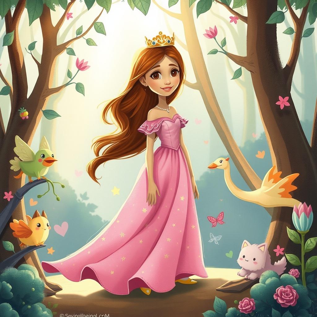 The Journey of the Pink-Dressed Princess