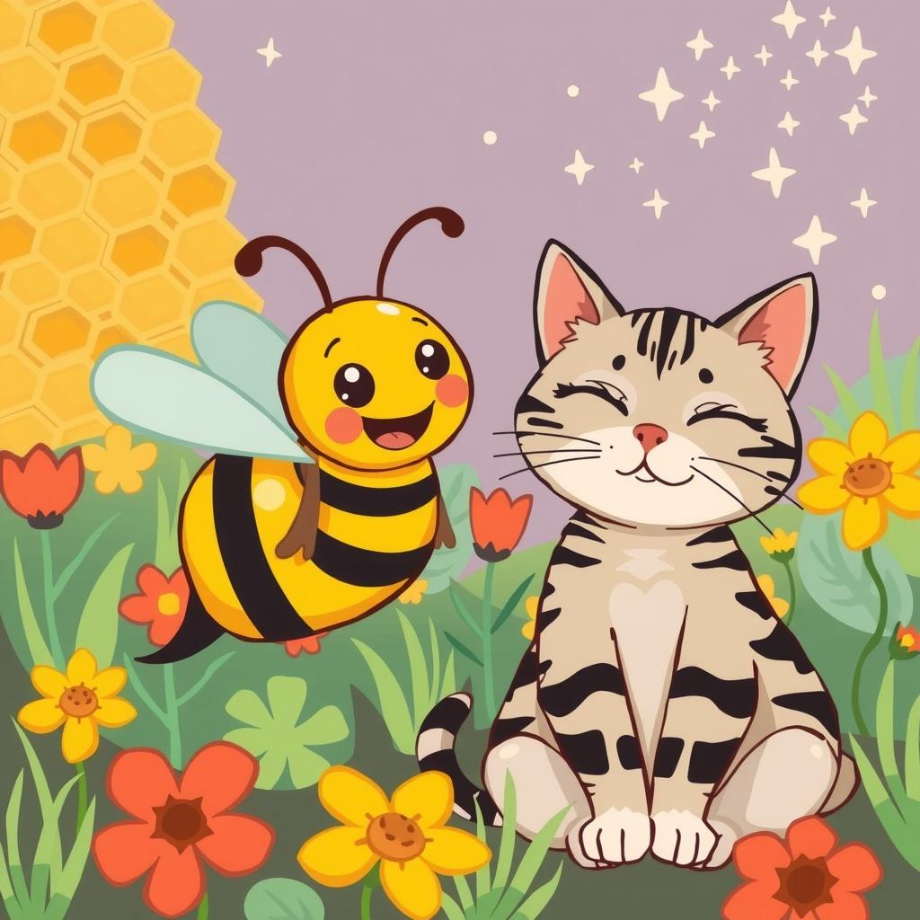 The Curious Adventure of Buzzy and Whiskers