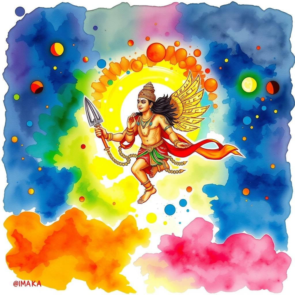 Hanuman and the Sun God