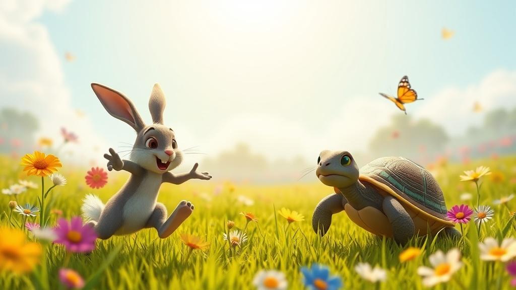 The Race of Hare and Tortoise