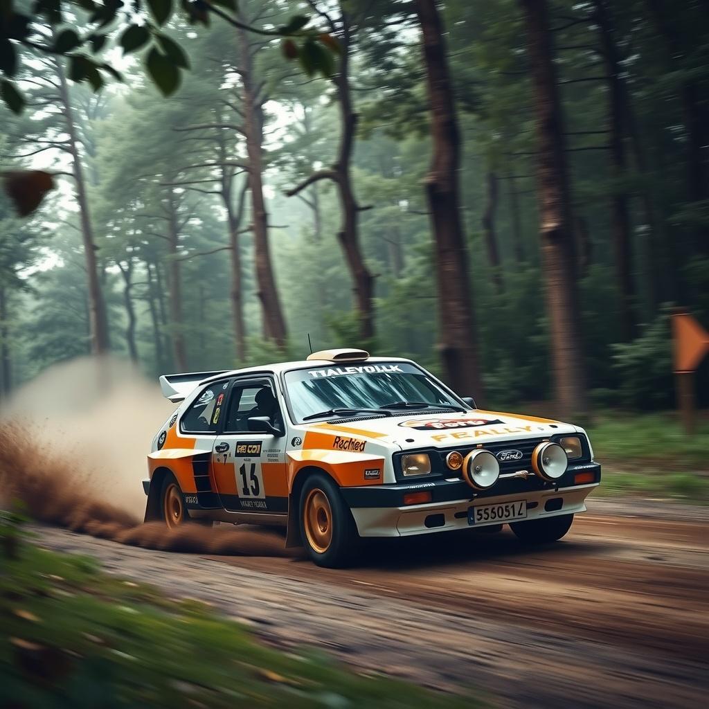 The Little Ford RS200 Rally Car