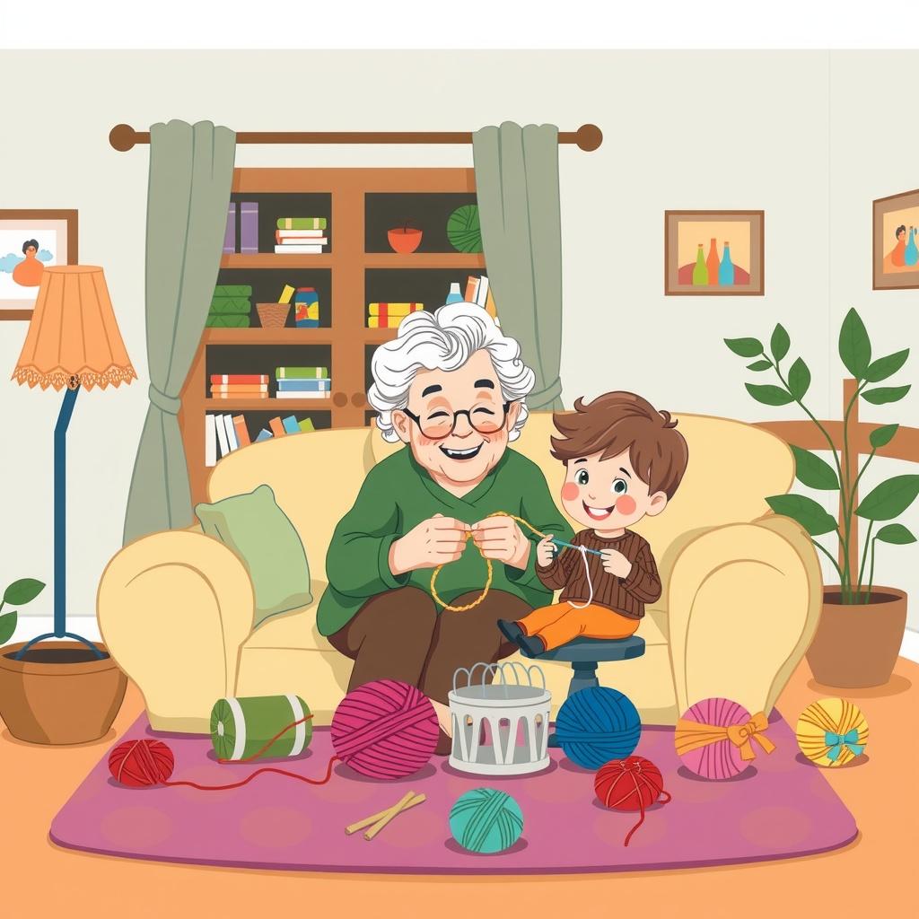 Stitches of Love: Knitting with Grandma