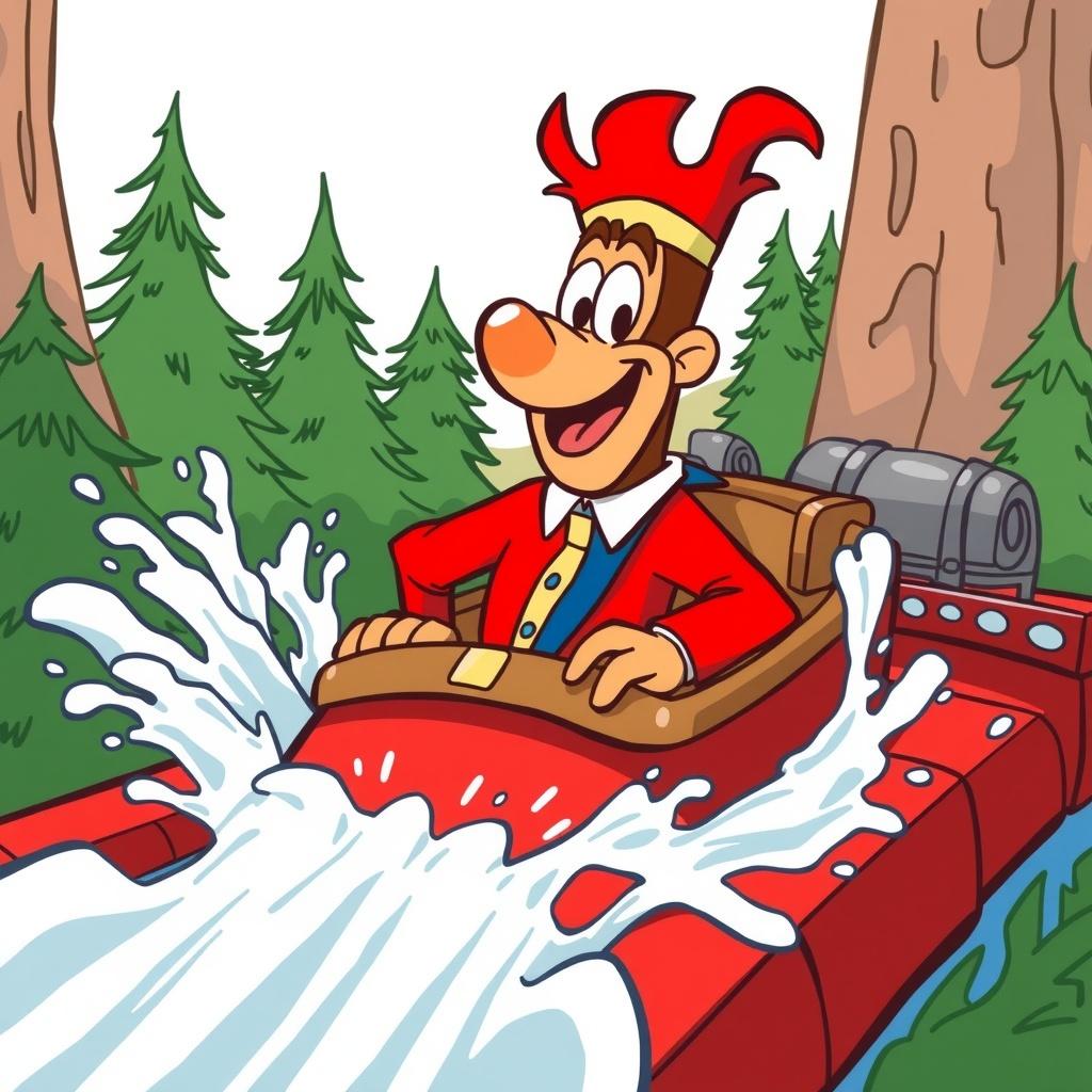Dudley's Adventure on Splash Mountain