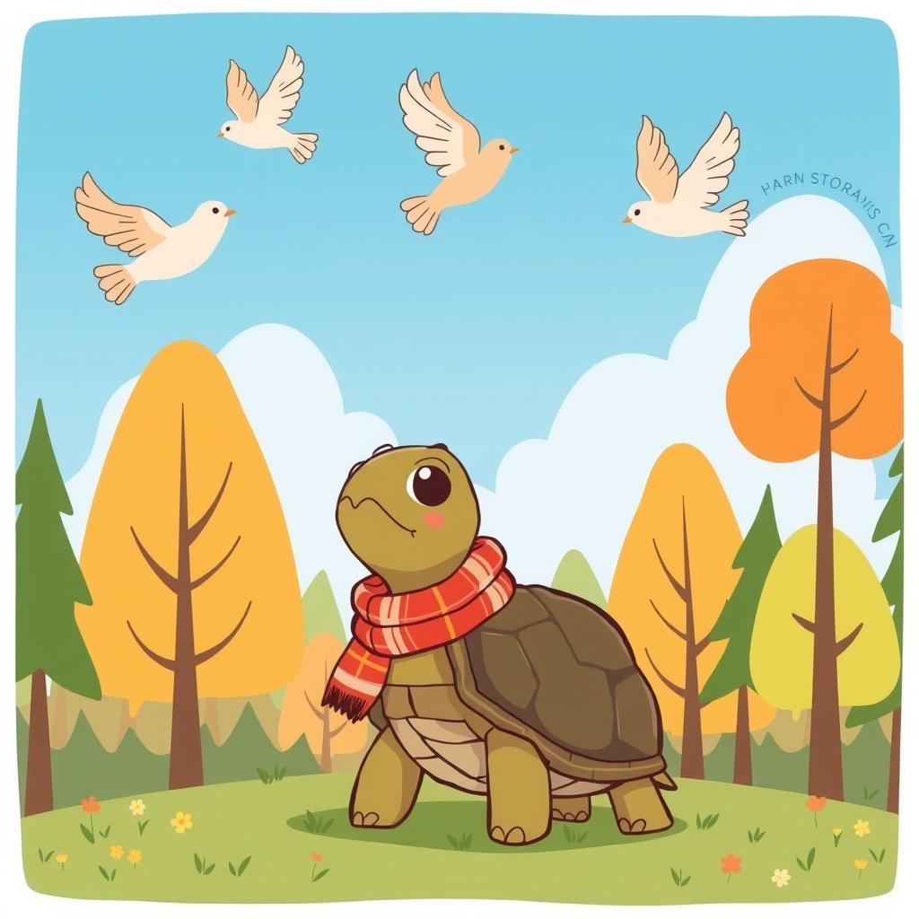 The Turtle Who Wanted to Fly