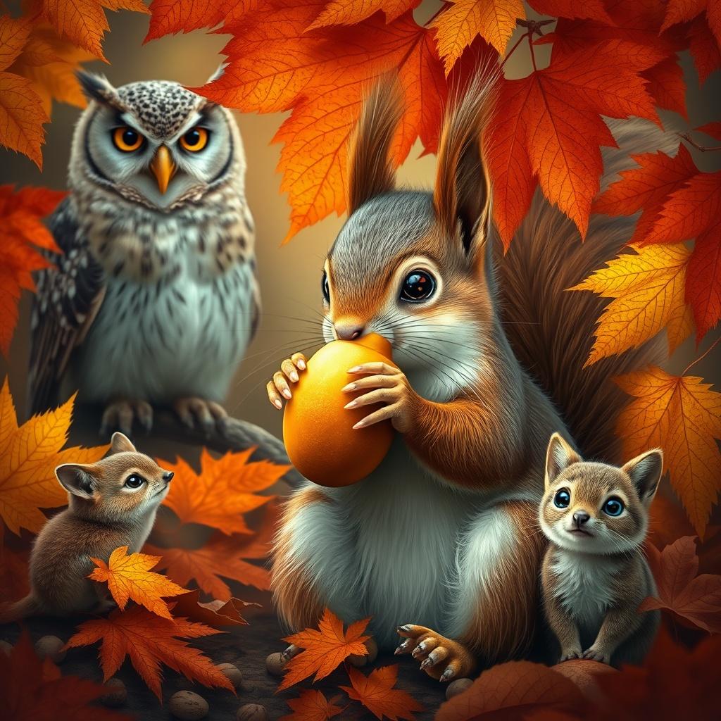 The Brave Little Squirrel