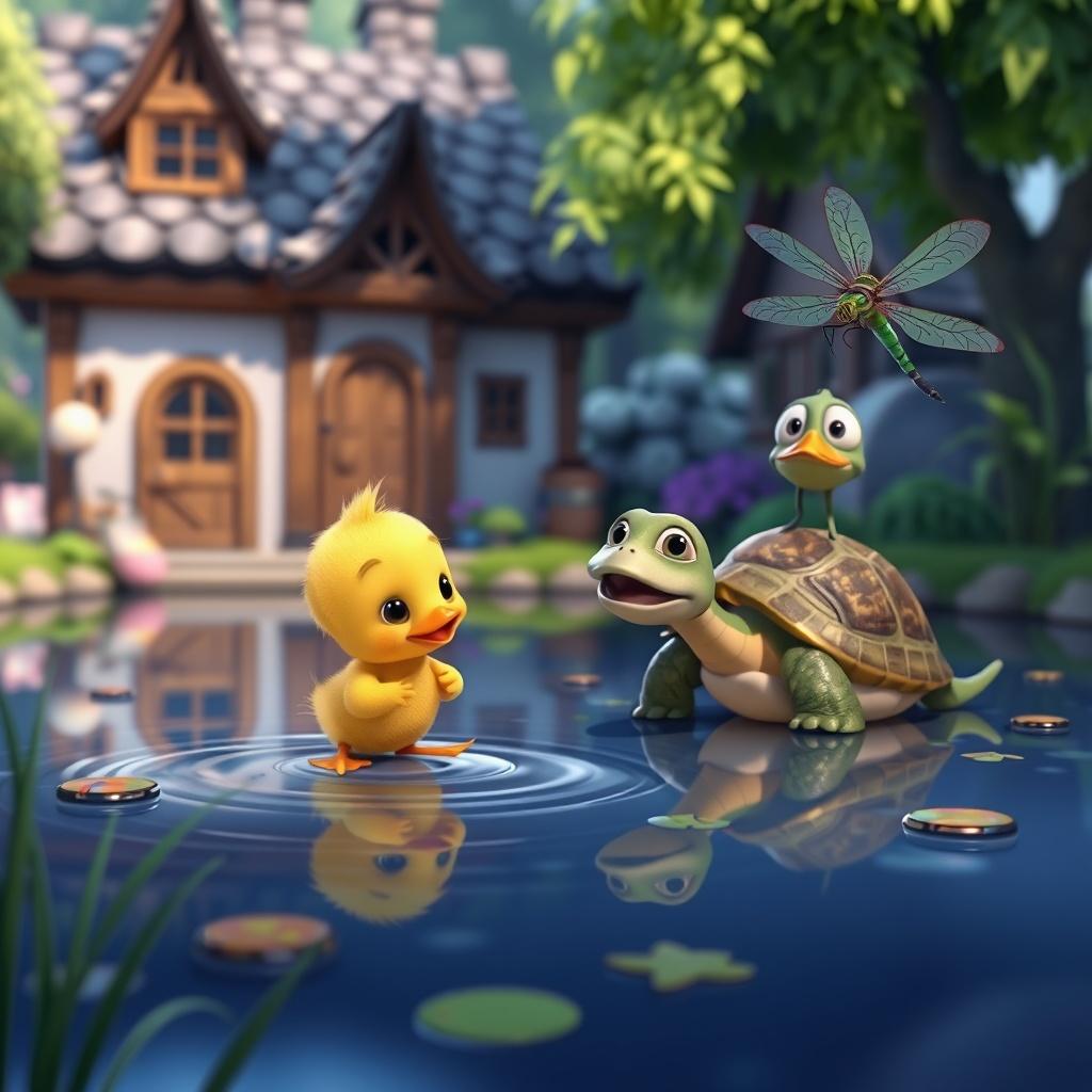 The Journey of the Little Yellow Duckling