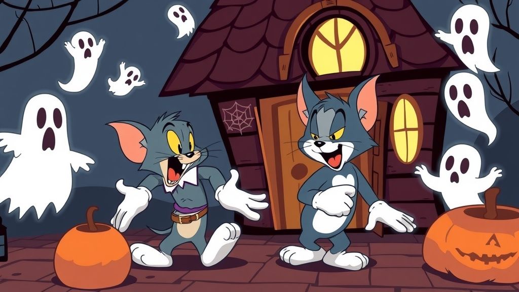 Watch:Tom and Jerry in the Haunted House | AI Horror Videos | Story.com