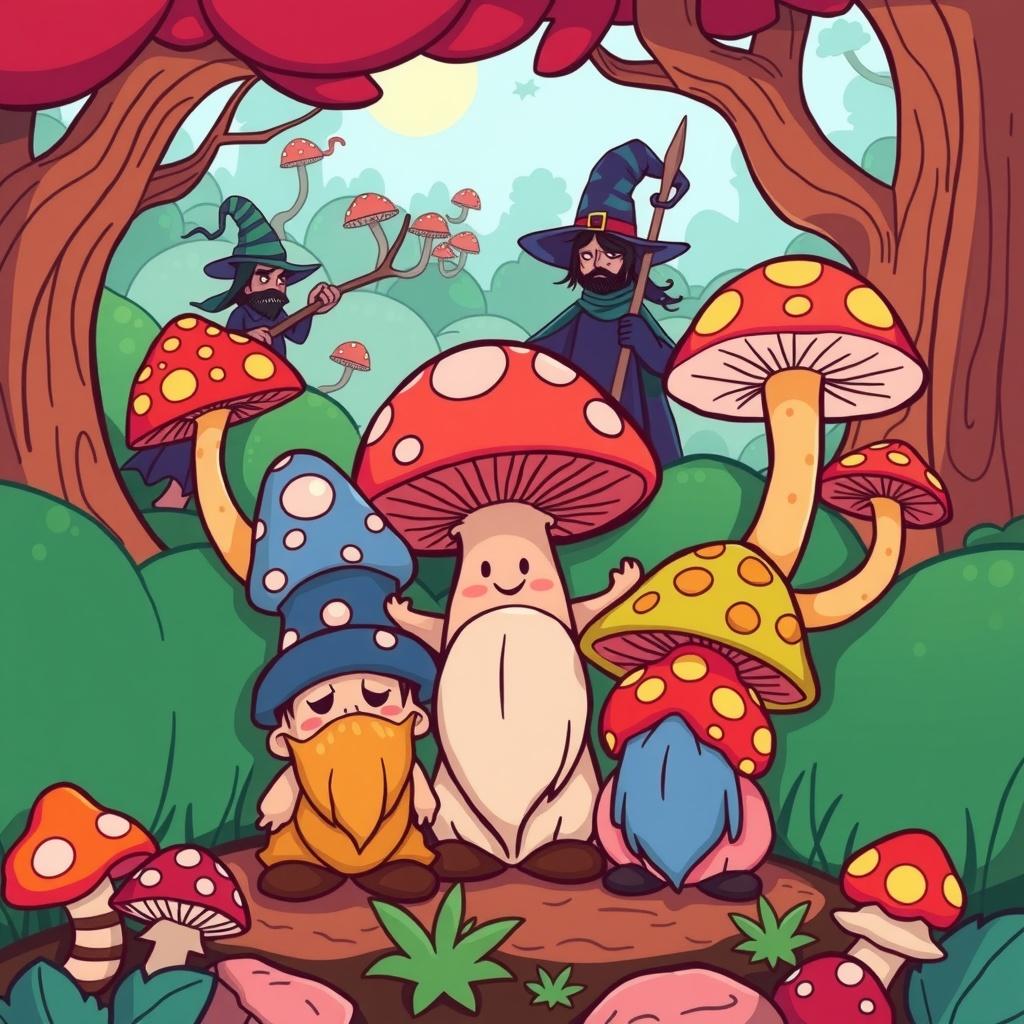 The Trickster Mushroom Folk