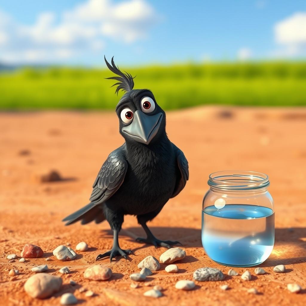 The Thirsty Crow's Wisdom