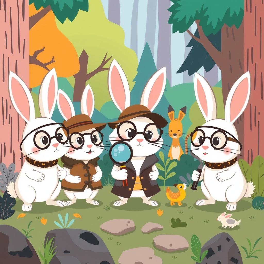 The Rabbit Detectives of Willowgrove Forest