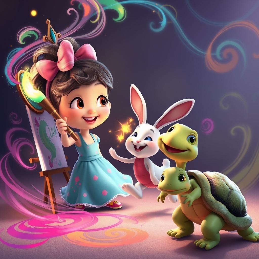 The Adventures of Lila and the Magical Paintbrush