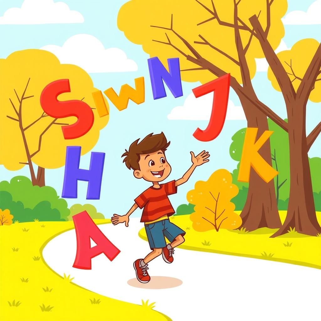 Simba's Dance with Letters