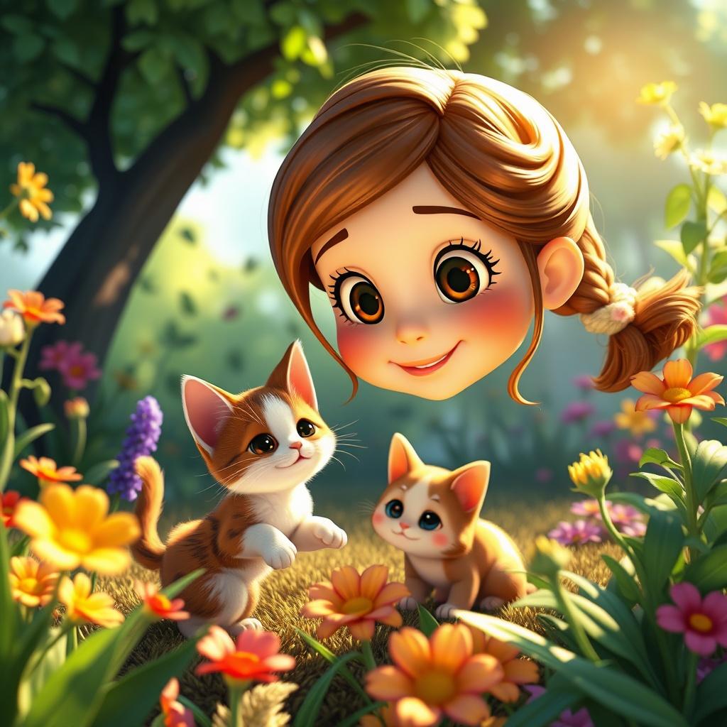 Sophia and Mittens' Adventure