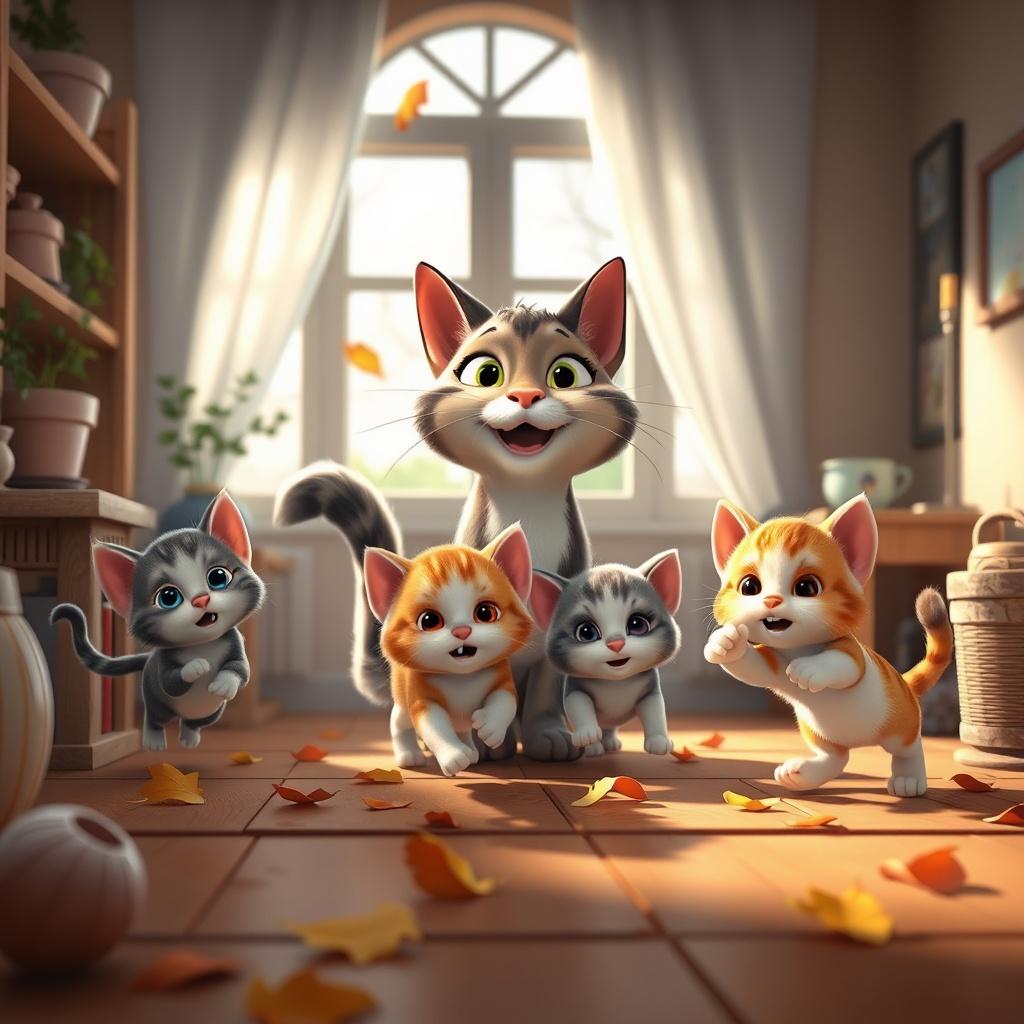 The Kitten Cleanup Adventure