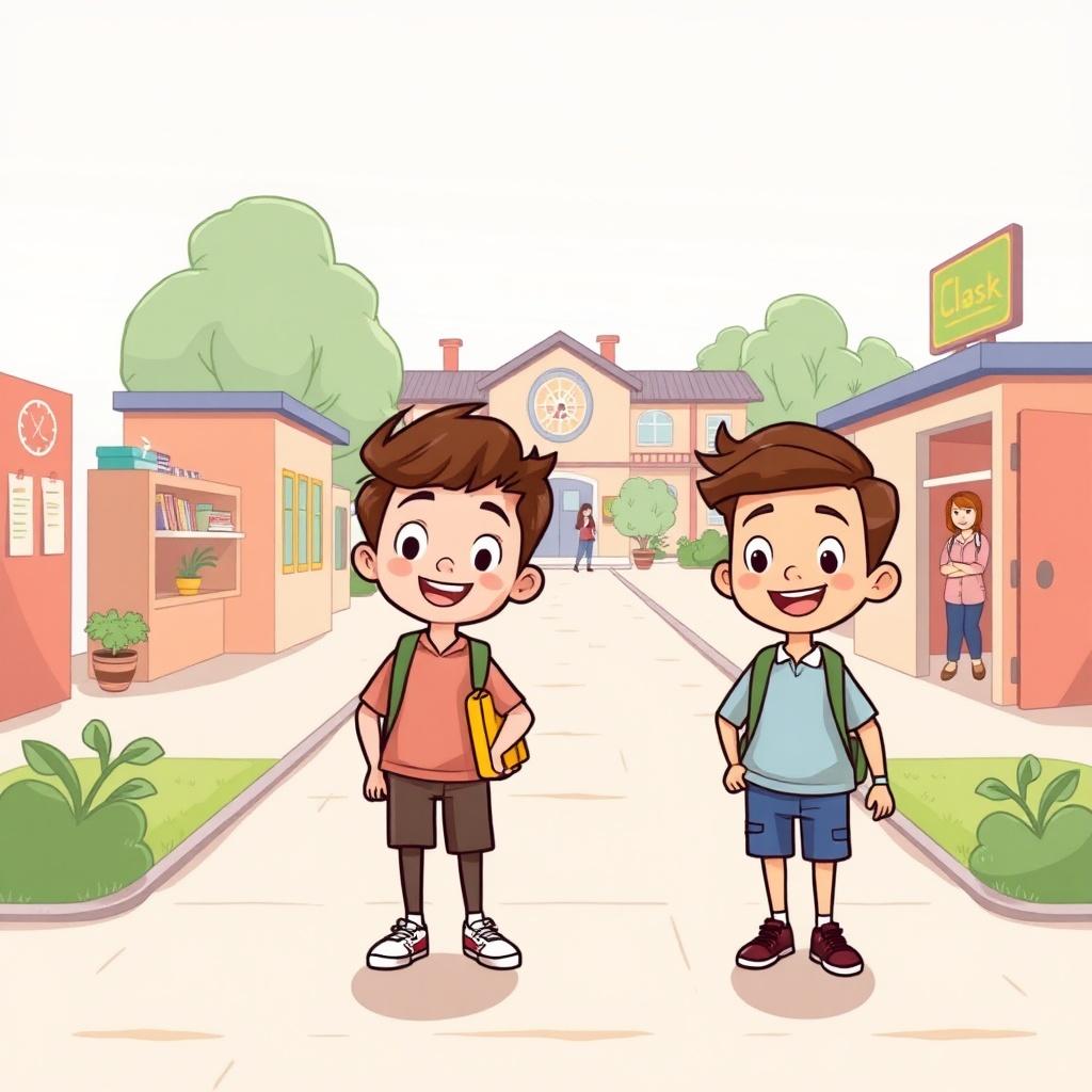 Alex's First Day Adventure