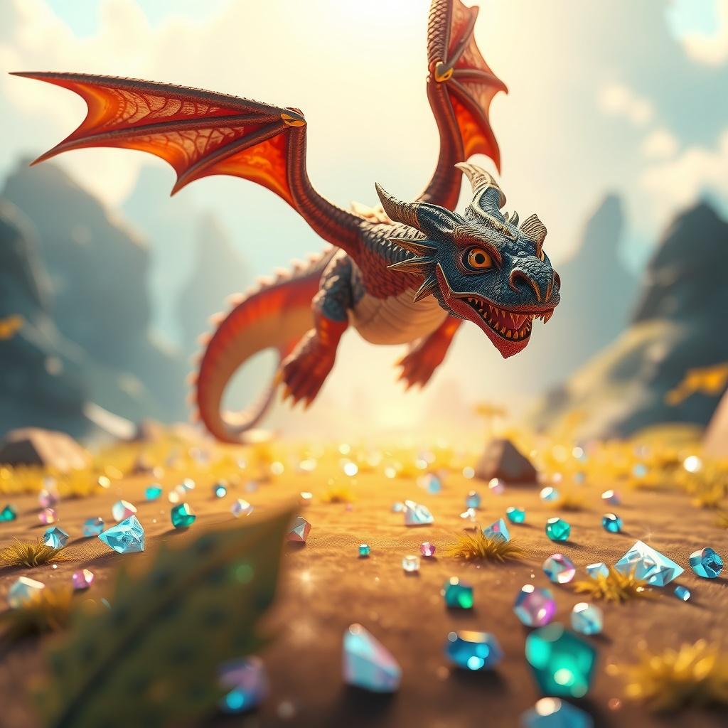Dragon and the Quest for the Sparkling Gem