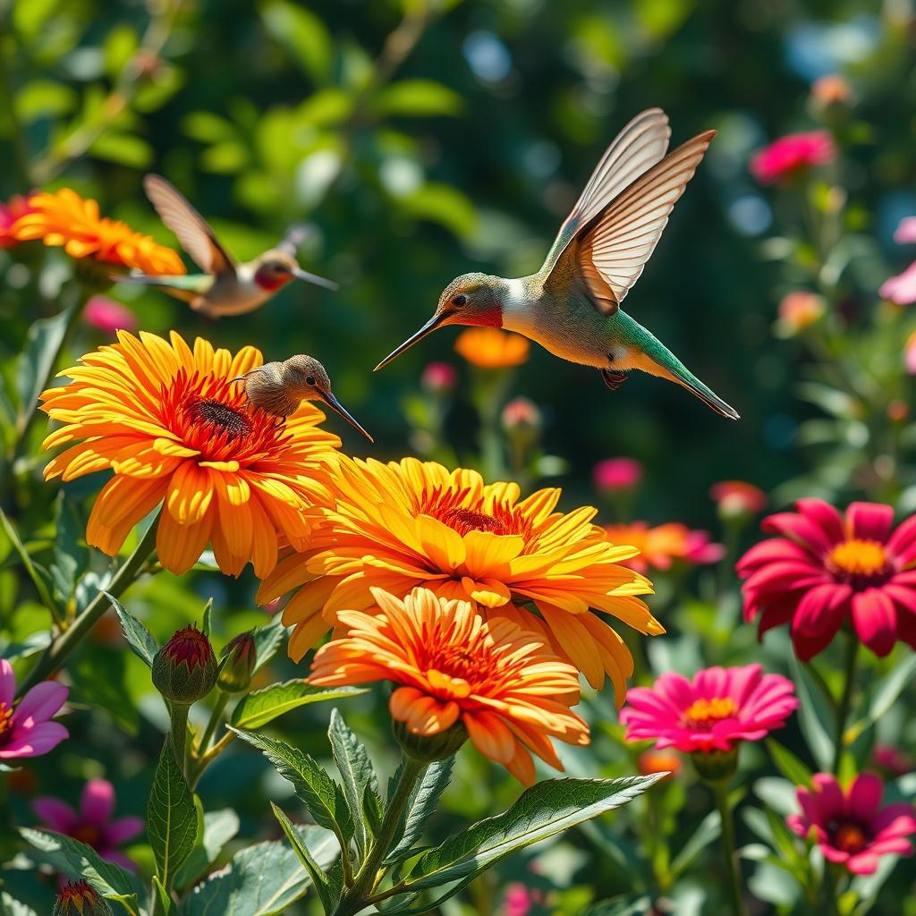 The Dance of Hummingbirds