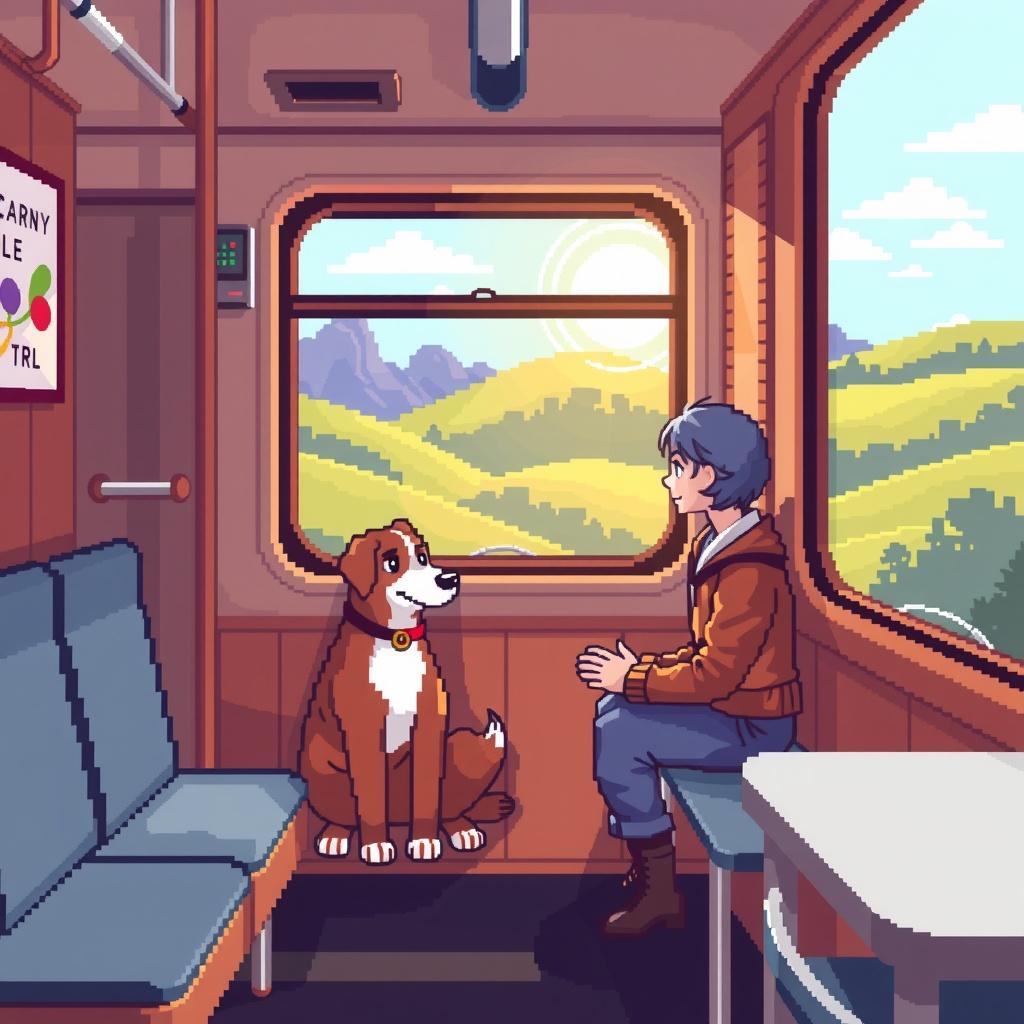 The Train Journey with a Dog