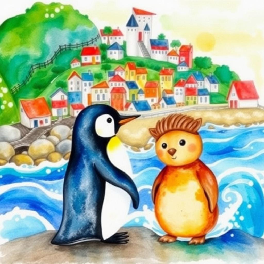 The Colorful Tales of Penny and the Penguin