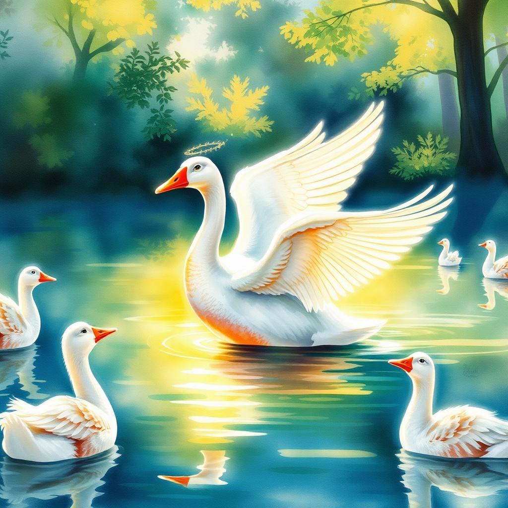 The Goose with Angelwings