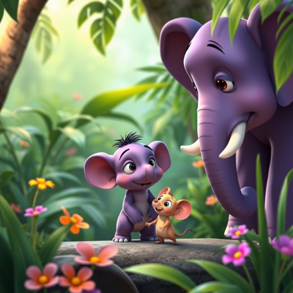 Ellie and Milo: A Jungle Friendship