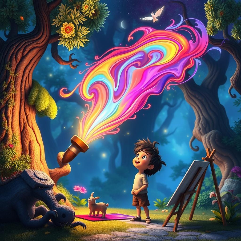 The Magical Paintbrush Adventure