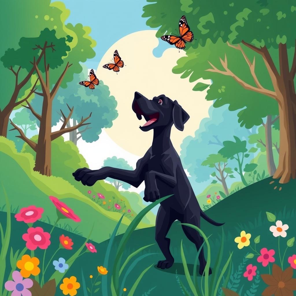 The Adventures of the Black Great Dane