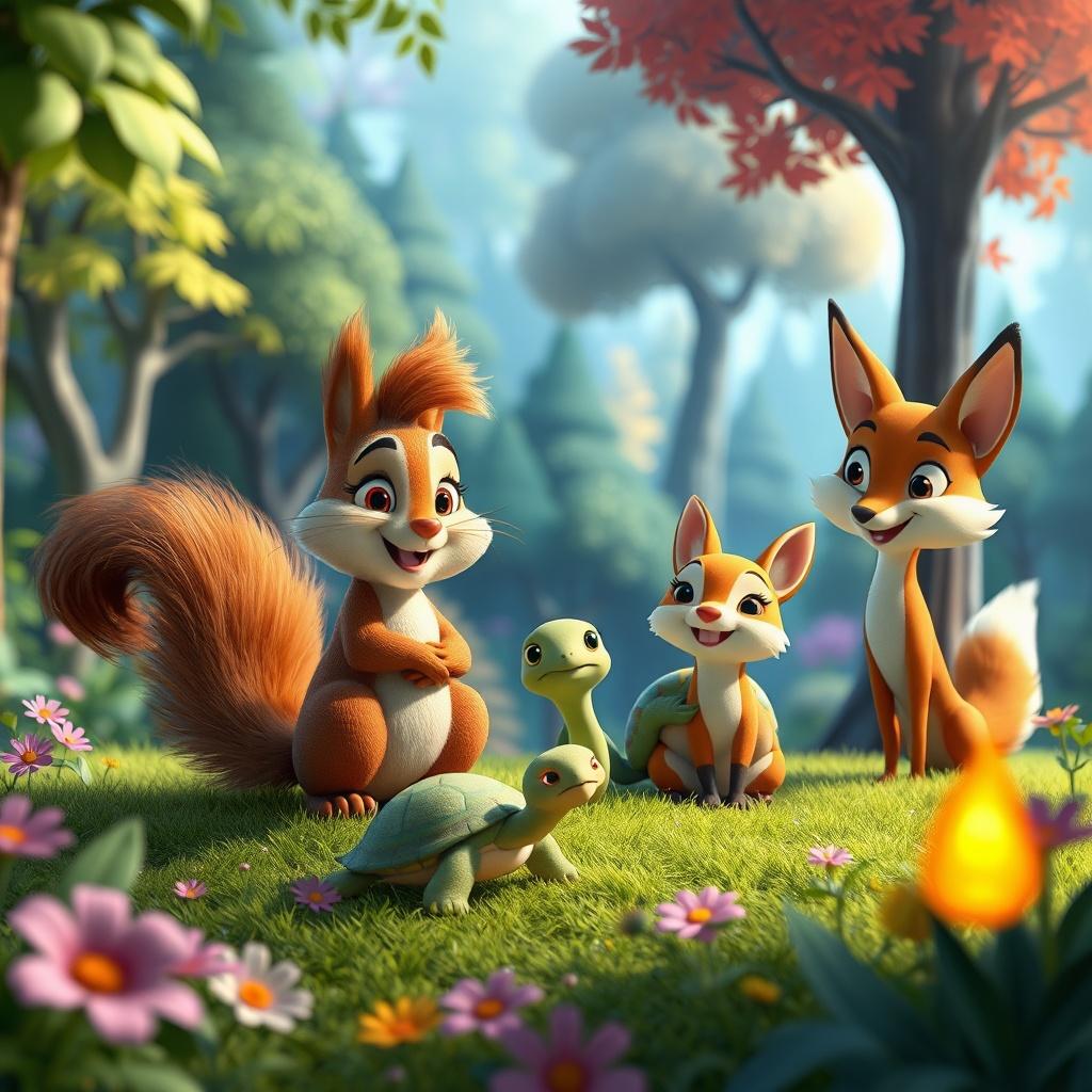 The Brave Little Squirrel's Adventure
