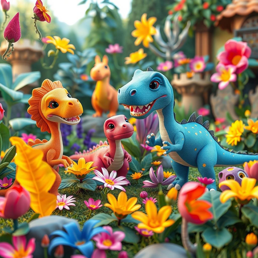 Dinosaurs and the Enchanted Garden