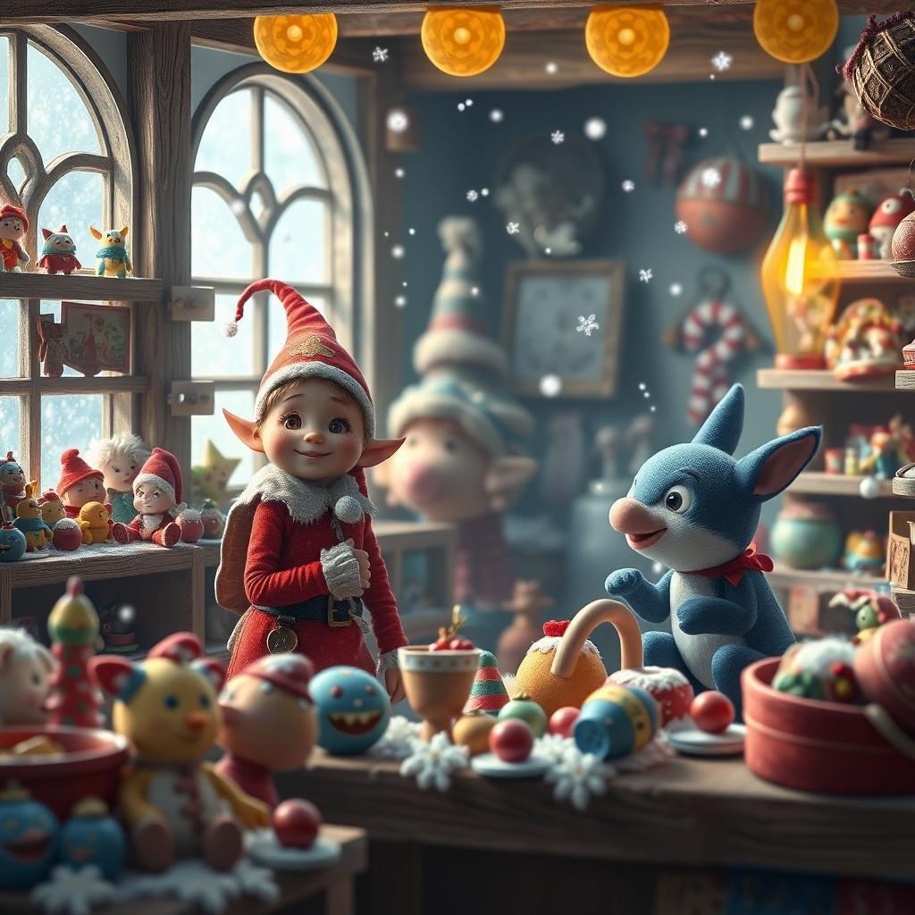 The Elf Who Dreamed of Santa