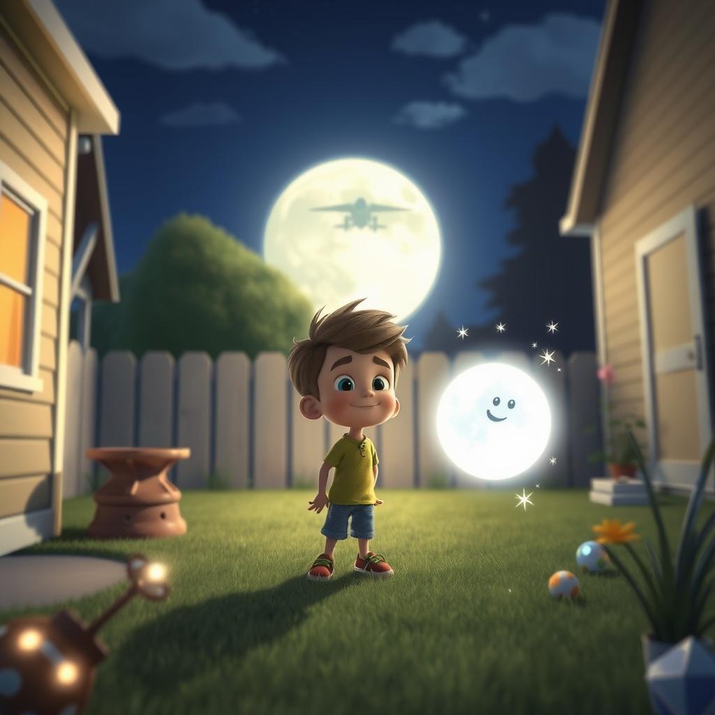 The Boy Who Visits the Moon