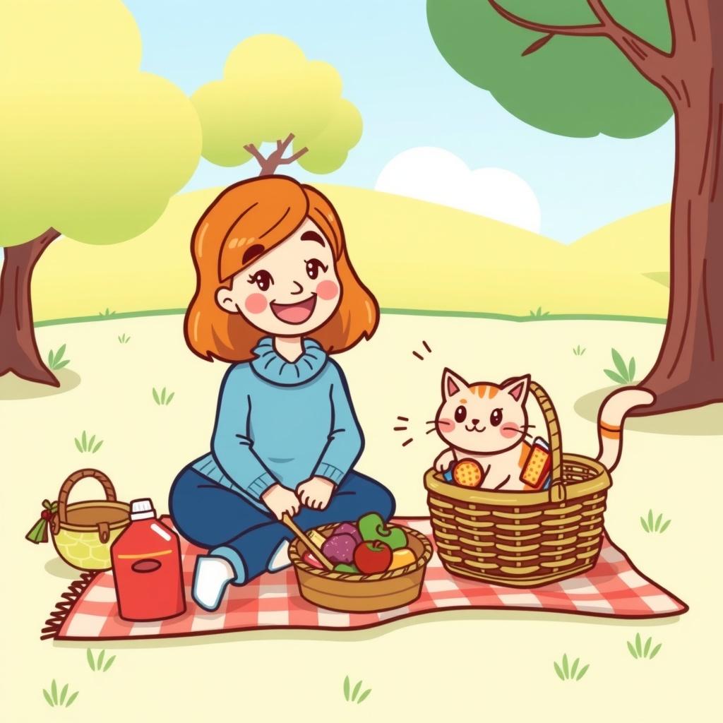 Katie and the Cat's Picnic Adventure