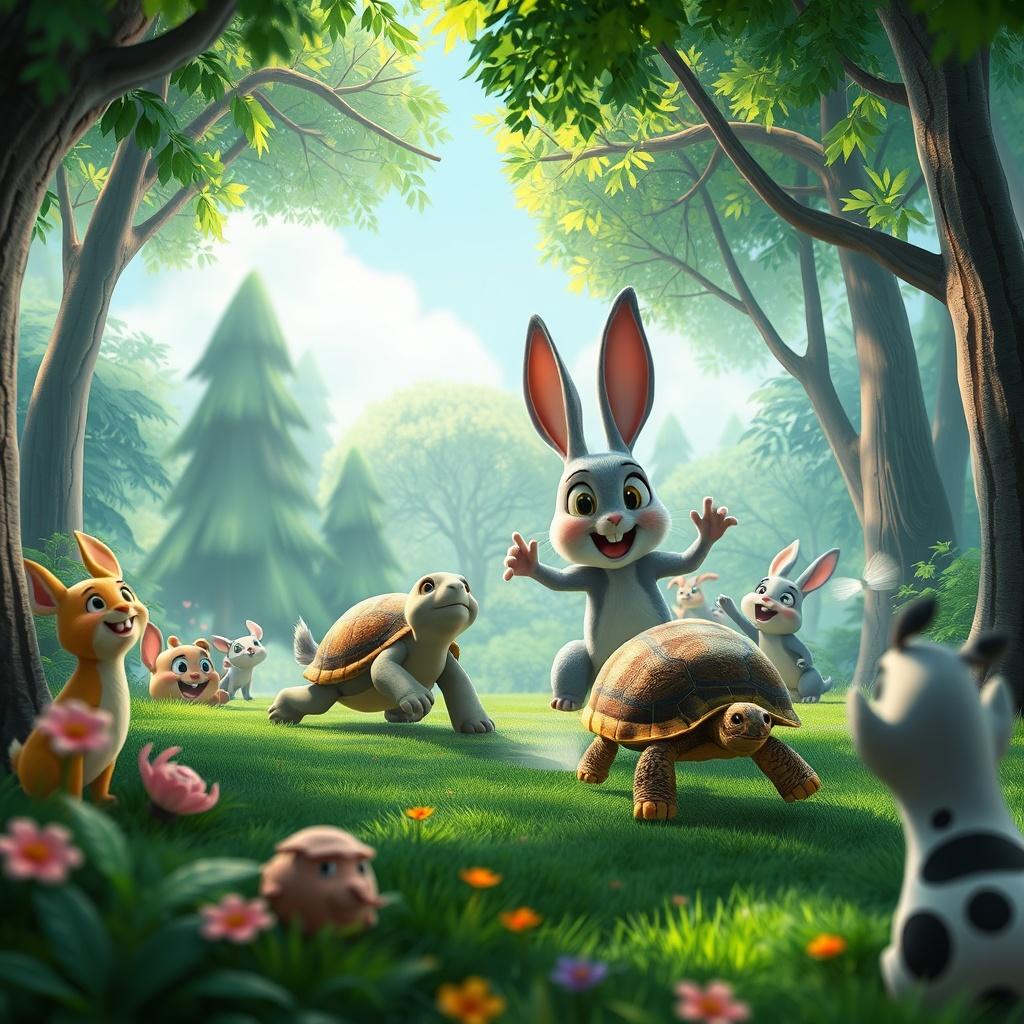 The Great Race in the Forest