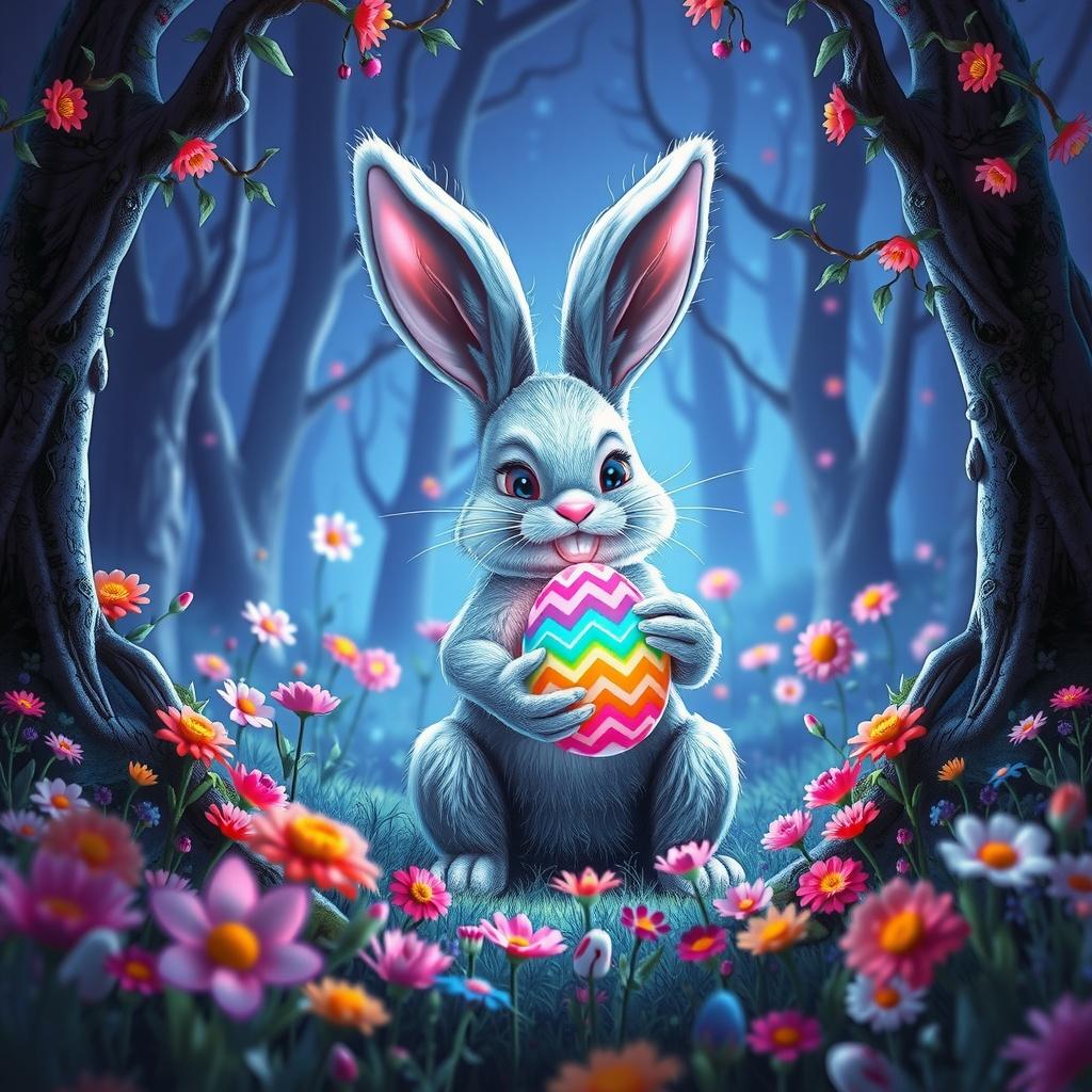 Easter Bunny and the Mysterious Vanishing Egg