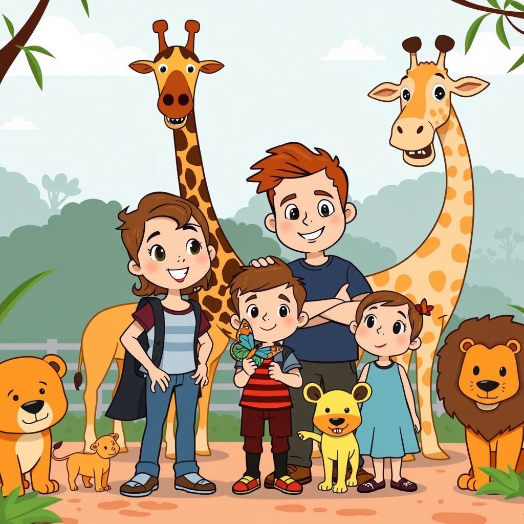 The Tad Family at the Bronx Zoo