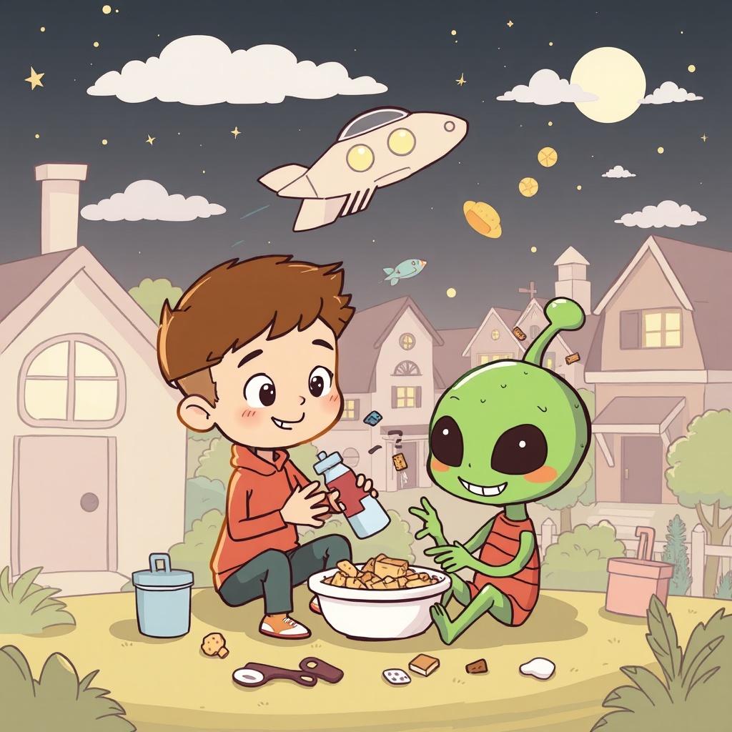 The Alien Babysitter Misadventure