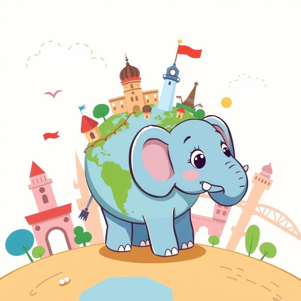 Ellie the Little Blue Elephant’s Great Adventure