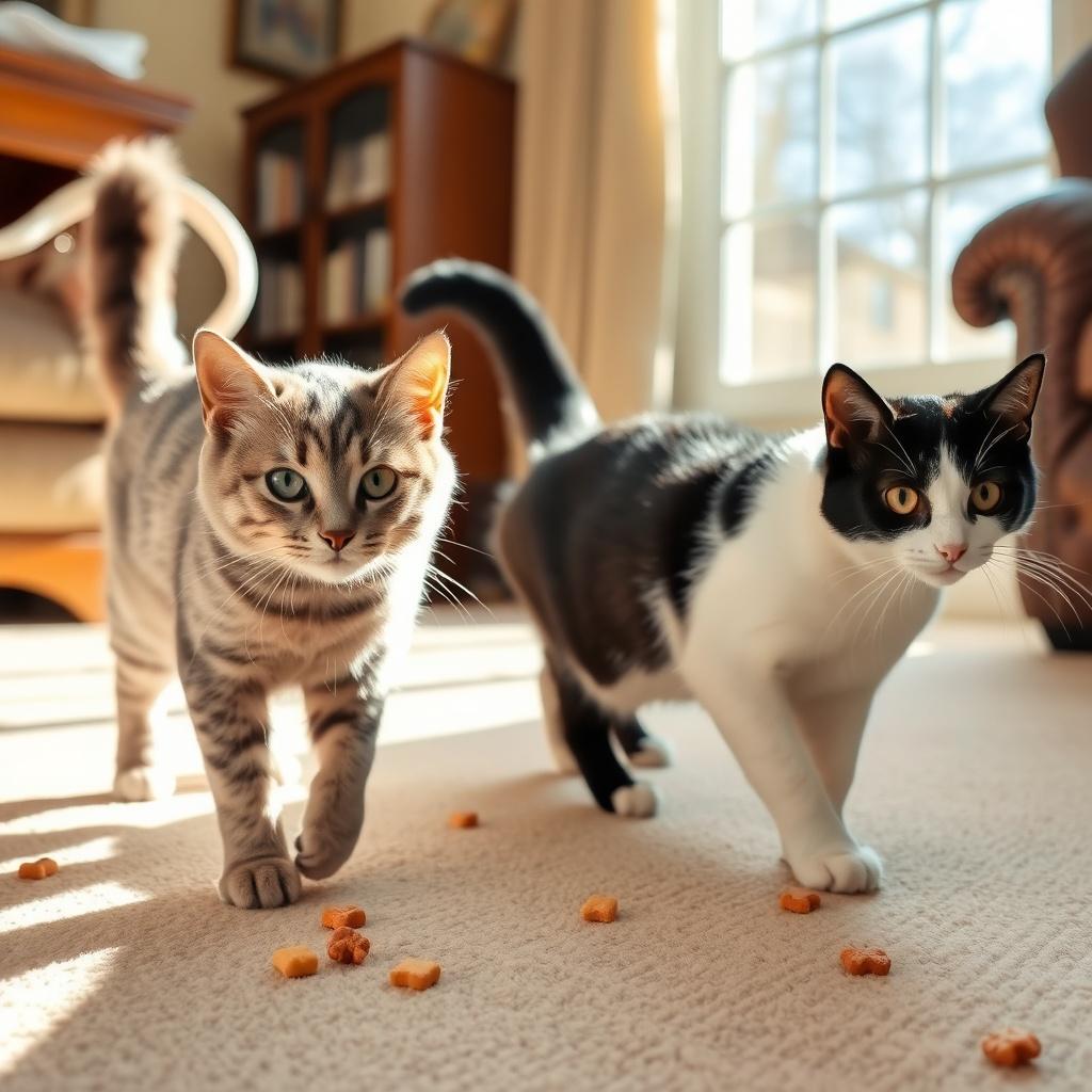 Galaxy & Pluto Adventures: Cats do play whilst the family are away!!