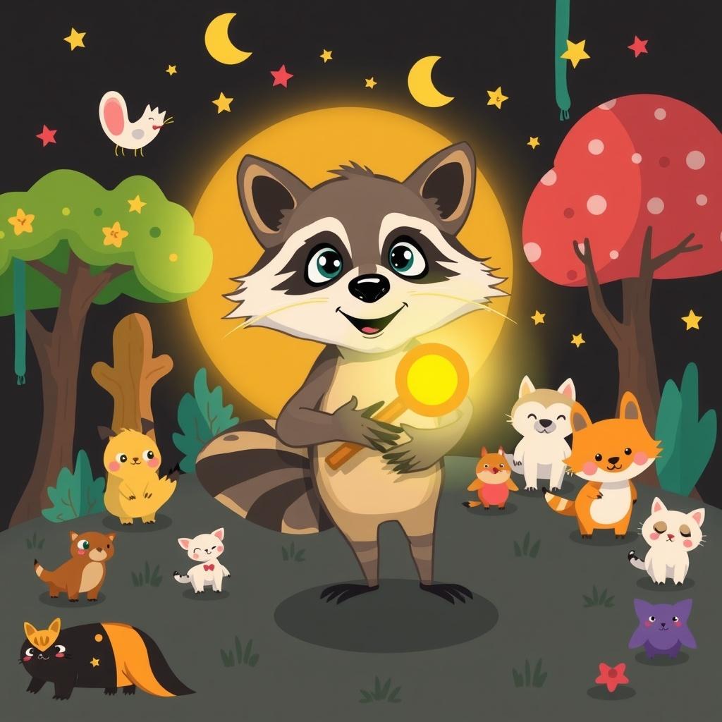 The Raccoon's Enchanted Quest