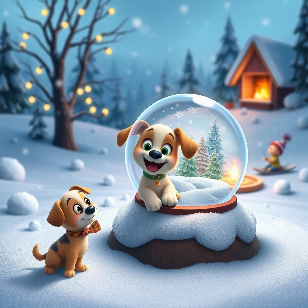 Snowy Adventures with Luna