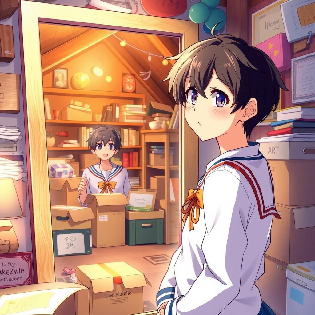 The Cheerleading Attic Adventure