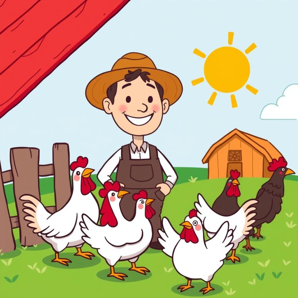 The Farmer and His Hens