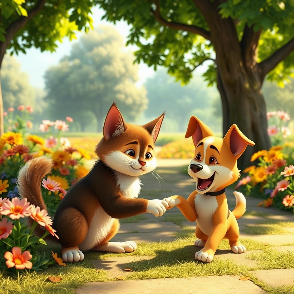 Whiskers and Baxter: A Neighborhood Tale